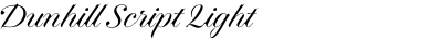 Dunhill Script Light